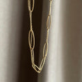 Collier en Acier Inoxydable Doré | Rose