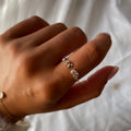 Bague Ajustable en Plaqué Or 18K | Victoria