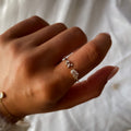 Bague Ajustable en Plaqué Or 18K | Victoria