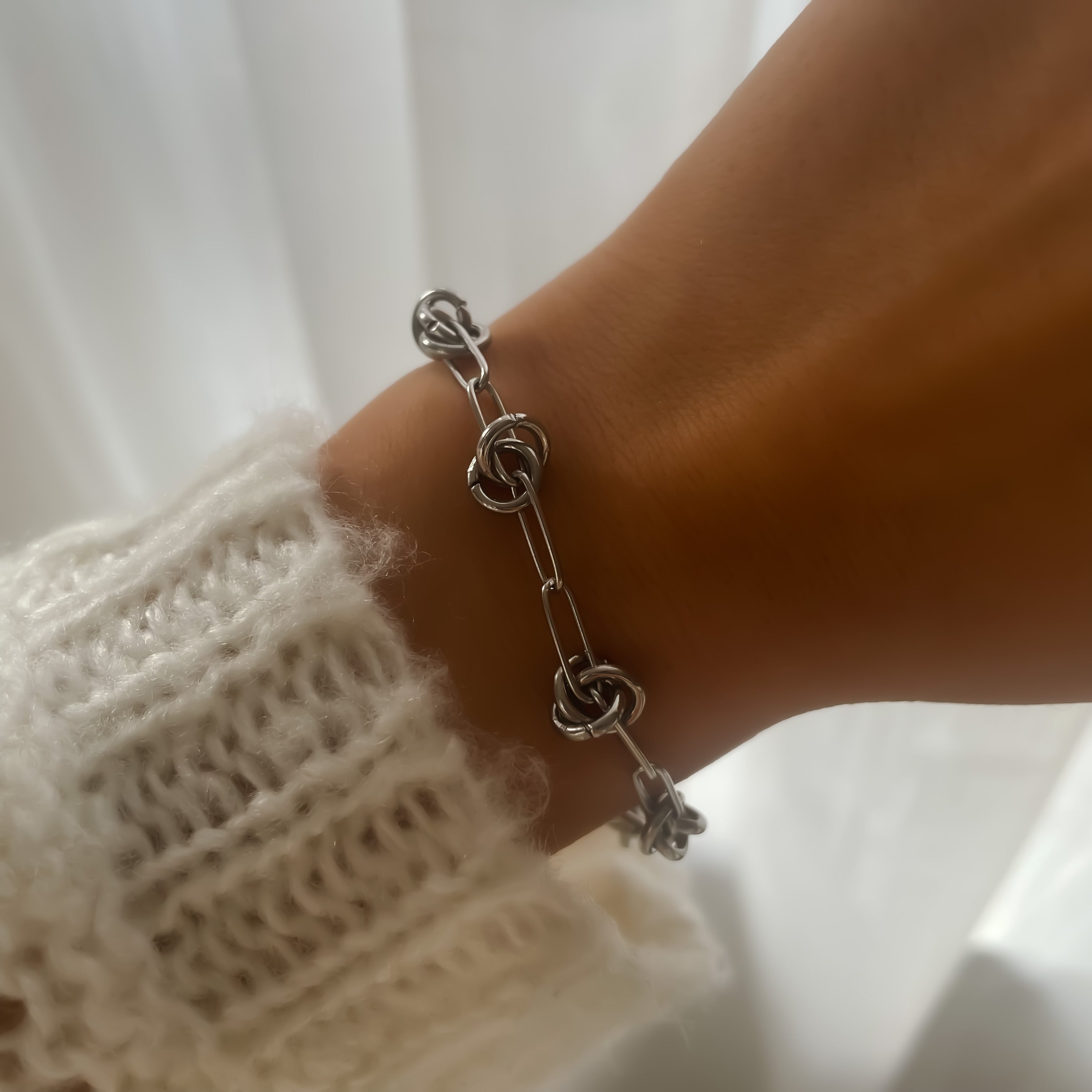 Bracelet Chaîne en Acier Inoxydable Doré ou Argenté | Oscar