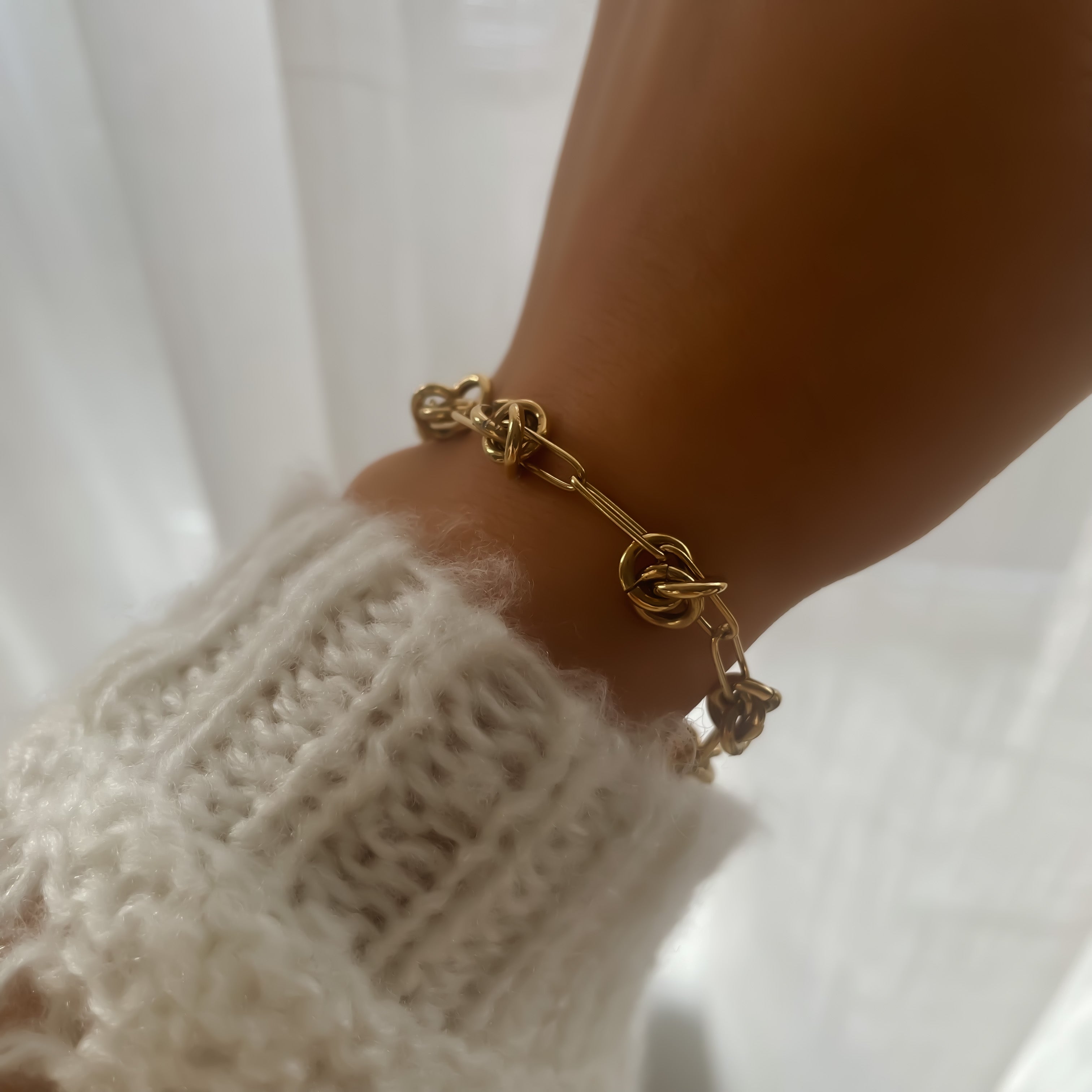 Bracelet Chaîne en Acier Inoxydable Doré ou Argenté | Oscar