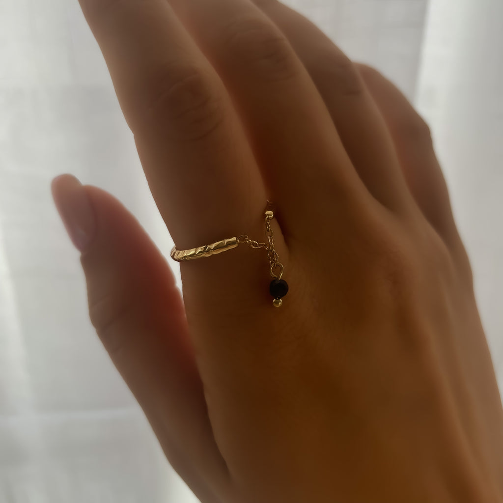 Bague Dorée en Acier Inoxydable Élégante & Discrète | Coco