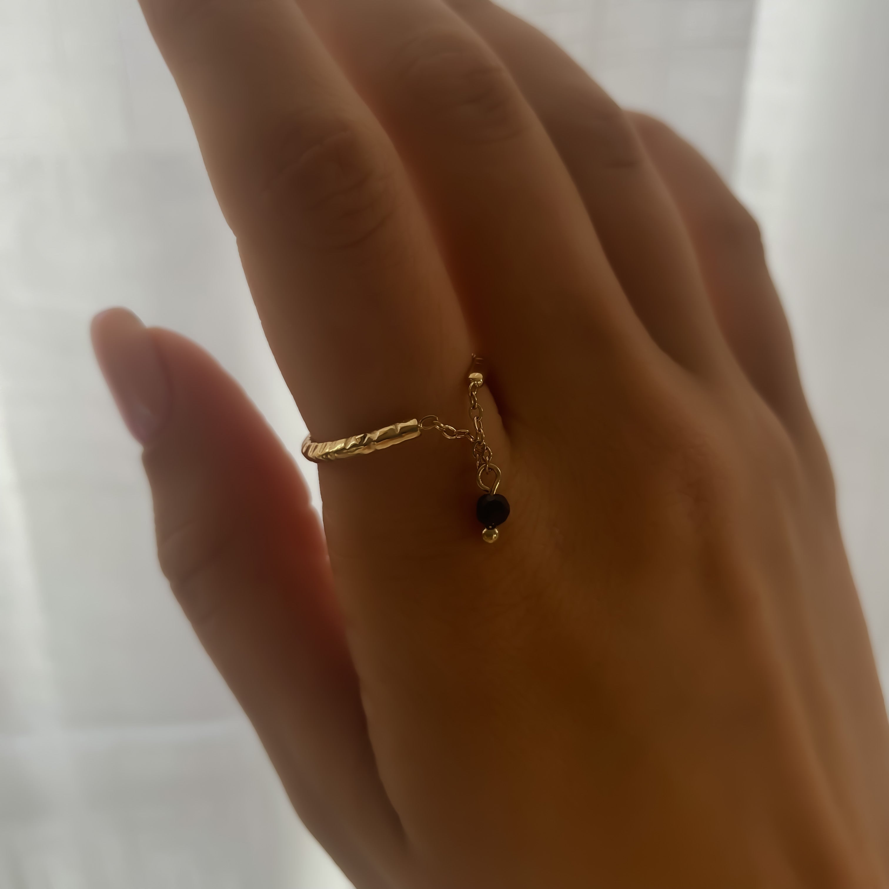Bague Dorée en Acier Inoxydable Élégante & Discrète | Coco