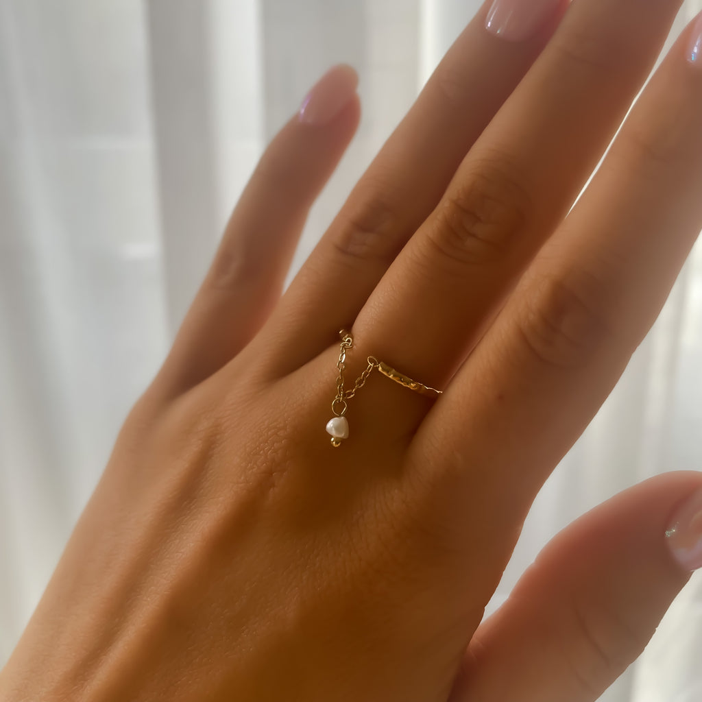 Bague Dorée en Acier Inoxydable Élégante & Discrète | Coco