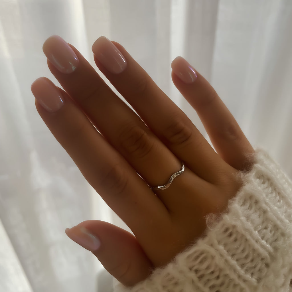 Bague Fine Ajustable en Acier Inoxydable Doré et Argenté | Goya