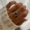 Bague Ajustable en Acier Inoxydable Doré et Argenté | Louisa