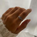 Bague Ajustable en Acier Inoxydable Dorée et Argentée | Luna